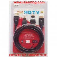 3 в 1 HDMI към Mini HDMI, HDMI към Micro HDMI и HDMI към HDMI, снимка 1 - Кабели и адаптери - 26992539