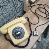 Автентичен ретро стационарен телефон, снимка 3 - Антикварни и старинни предмети - 34949685