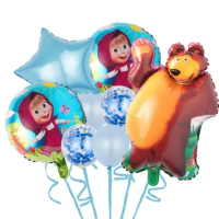 Парти сет балони Маша и Мечокът , снимка 5 - Други - 41126387