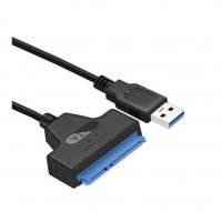 Кабел USB 3.0 за връзка към 2,5" SATA III(или SATA II) твърд диск или SSD за лаптоп., снимка 2 - Други - 38482572