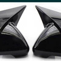 Капаци за огледала тип Batman за Volkswagen Golf 7 7.50/ Черен лак, снимка 2 - Аксесоари и консумативи - 44059568