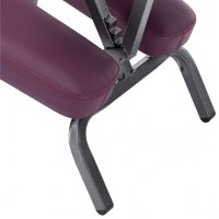 Стол за масаж, изкуствена кожа, бордо, 122x81x48 см, снимка 8 - Друго търговско оборудване - 40299406
