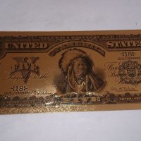 Банкнота 5 долара сувенирна идеален подарък - 14317, снимка 1 - Други ценни предмети - 29037855