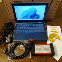 Комплект универсална aвтодиагностика и лаптоп HP ProBook x360 с тъчскрийн екран, снимка 1 - Лаптопи за работа - 43642648