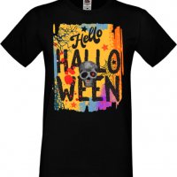 Мъжка тениска Halloween 09,Halloween,Хелоуин,Празник,Забавление,Изненада,Обичаи,, снимка 2 - Тениски - 38134932