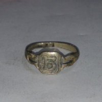Стар пръстен уникат над стогодишен сачан - 59871, снимка 1 - Пръстени - 29003457