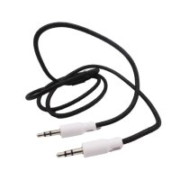 AUX кабел за музика - Черен, снимка 2 - Кабели и адаптери - 43072638