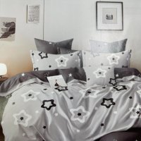 👉 Луксозен двулицев спален комплект от сатениран памук , снимка 1 - Спално бельо - 43429069