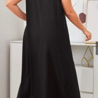Макси дълга черна рокля, снимка 4 - Рокли - 44051179