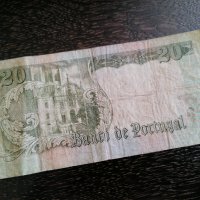 Банкнота - Португалия - 20 ескудос | 1954г., снимка 2 - Нумизматика и бонистика - 29027711