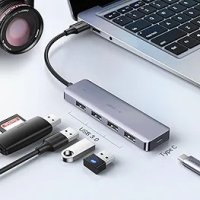 UGREEN 4-портов USB 3.0 хъб, USB удължител, снимка 5 - Друга електроника - 43215830