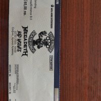 Колекционерски билет от концерта на MEGADETH, FIVE FINGER DEATH PUNCH, BAD WOLVES , снимка 7 - Билети за концерти - 33180643