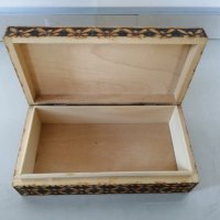 Дървена кутия 22.5 х 12 h 6 см. , снимка 2 - Други стоки за дома - 37551381