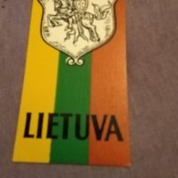 Флагче Литва 180х78мм, снимка 3 - Футбол - 43119642