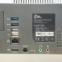 Ал-ин Монитор компютър 2 в 1 CSL UNITY F24B, снимка 4 - Работни компютри - 44932336