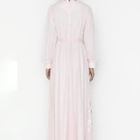 Дамска нова дълга розова рокля размер М/38, снимка 4 - Рокли - 43931847