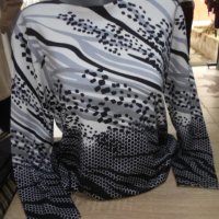 меки блузки в четири десен-големи размери , снимка 14 - Блузи с дълъг ръкав и пуловери - 38734712