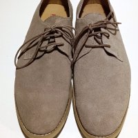 Мъжки обувки набук бежови, снимка 2 - Спортно елегантни обувки - 43216513