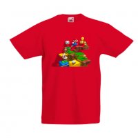 Детска тениска Супер Марио Super Mario Game Scene, снимка 2 - Детски тениски и потници - 33081582
