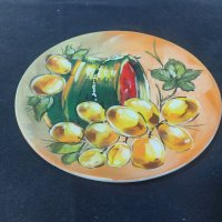Рисувана чиния - №9, снимка 2 - Чинии - 40441446