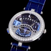 Дамски часовник Van Cleef & Arpels Lady Arpels Pont Des Amoureux с кварцов механизъм, снимка 6 - Дамски - 40644378
