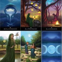 Таро карти: Witches Tarot & Silver Witchcraft Tarot & Everyday Witch Tarot, снимка 10 - Карти за игра - 33679329