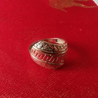 Дамски златен пръстен 14к 3.16 гр. 18мм, снимка 6 - Пръстени - 43369161