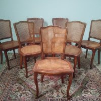 Старинни френски провансалски столове, снимка 2 - Столове - 43428993