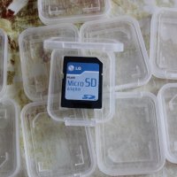 Пластмасова кутия 10 броя за SD мемори карта, снимка 3 - Карти памет - 38953208