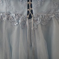 Светло синя официална рокля за повод - кръщенка, абитуриентска рокля в синьо, снимка 9 - Рокли - 38865020