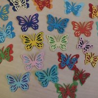 Заготовки от хартия - пеперуди, сърца и други , снимка 6 - Други услуги - 39352746