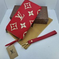 Червен портфейл  Louis Vuitton-VL101R, снимка 1 - Портфейли, портмонета - 30398453