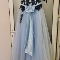 Елегантна бална рокля размер M, снимка 3 - Рокли - 38614142