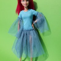 Рокля за кукла Барби , снимка 1 - Кукли - 43472208
