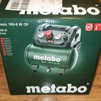 Нов безмаслен бутален компресор за въздух Metabo Basic 160-6 W OF, 0.9 kW, 6 л, 8 бара, 160 л/мин , снимка 5 - Компресори - 40443267