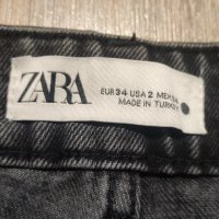 дънки с висока талия на Zara, снимка 5 - Дънки - 43952802