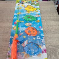 Детска въдица с 4 рибки, снимка 1 - Играчки за стая - 32463477