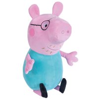 Peppa Pig - Плюшен татко прасе, 37 см 109261005, снимка 2 - Плюшени играчки - 44126617