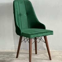 Трапезен стол - зелен, снимка 4 - Столове - 40144291