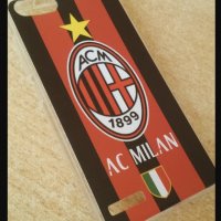 Футболни кейсове на AC MILAN!Фен гръбче за телефон на Милан с име и номер!Футболни подаръци!, снимка 1 - Калъфи, кейсове - 32539834