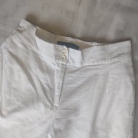 Бял панталон лен / памук Bileyana Barzakova, снимка 3 - Панталони - 37145568