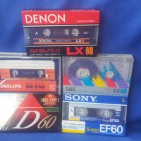 Нови оригинални фирмени аудио касети SONY PHILIPS TDK DENON SKC, снимка 1 - Аудио касети - 38119305