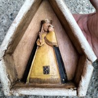 Дева Мария и младенеца, снимка 1 - Антикварни и старинни предмети - 43684767