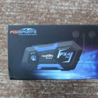 Блутут Интерком Fodsports FX4 Pro/Bluetooth Intercom, снимка 1 - Аудиосистеми - 37084652