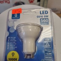 Led луничка gu10 8w 560 lumen, снимка 1 - Крушки - 32289451