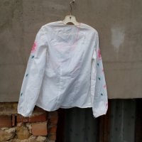 Стара бродирана дамска риза, снимка 7 - Антикварни и старинни предмети - 28705144