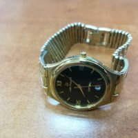 Часовник Louis Bernard 22 K Gold Plated Sapphire Crystal Swss G2207, снимка 2 - Други - 28191476
