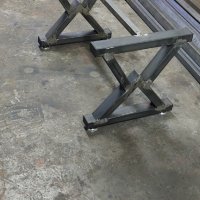 Метални крака за маса и пейка 
