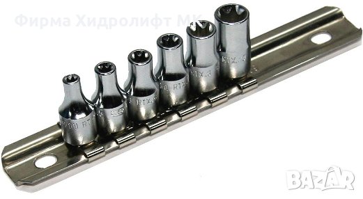 FACOM RTX.40 Комплект 6бр. вложки 1/4" вътрешен торкс, снимка 1