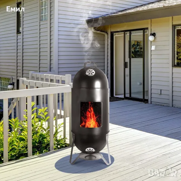 Барбекю на дървени въглеща 3в1, снимка 1